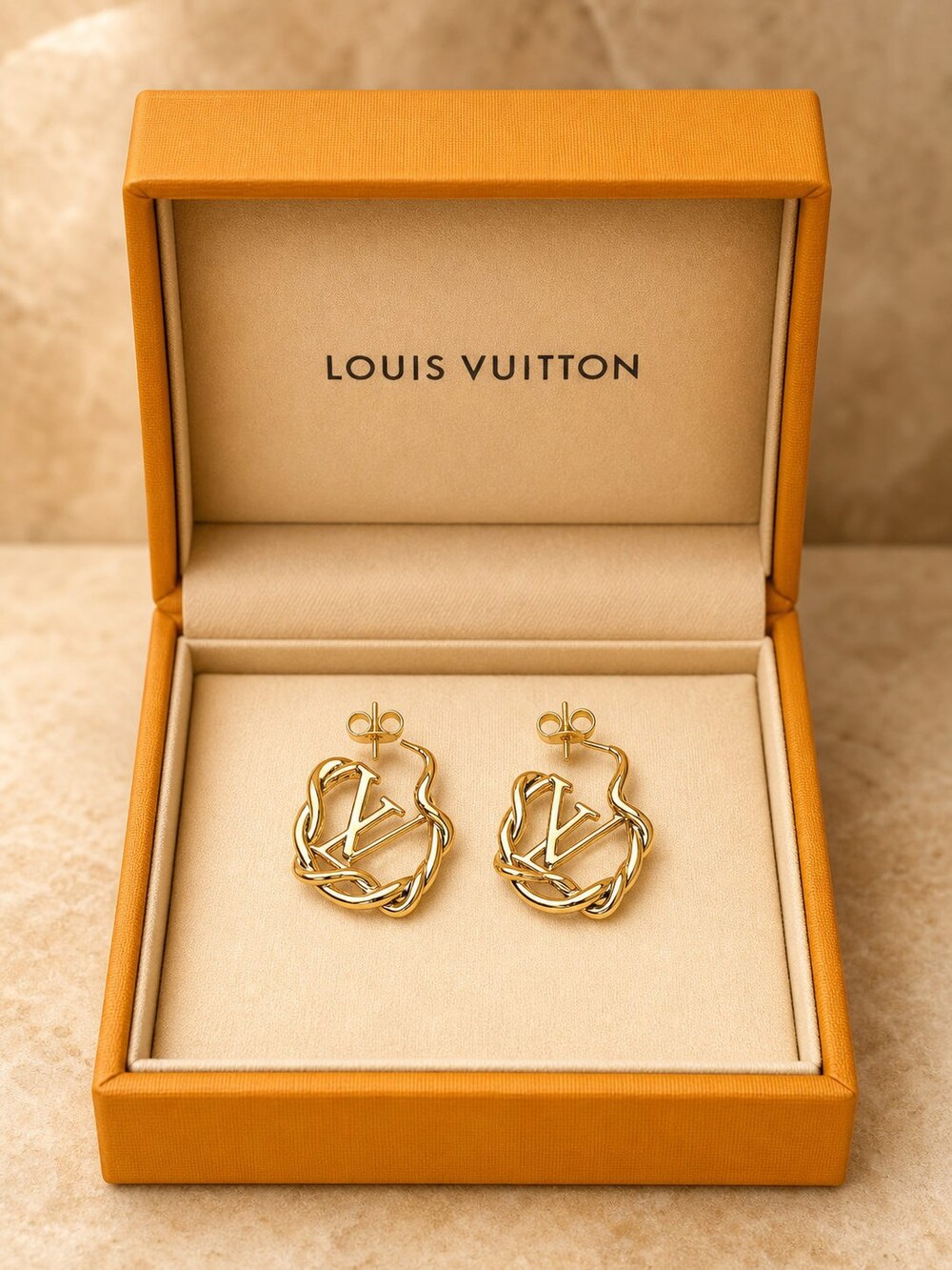 Louis Vuitton Signature Earrings Style 3 | New with Box